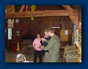 Alan receives his prize